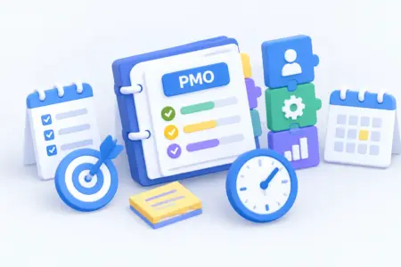 دفتر مدیریت پروژه PMO و ابزارهای برنامه‌ریزی و کنترل پروژه